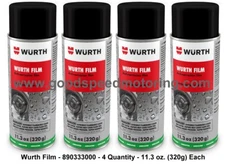 Wurth Film - Anti-Corrosion Spray - 4 Pack - 890333000 - 11.3oz Each