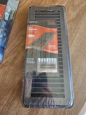 Deflecto HVAC 4x12 Steel Brown Floor Register Adjustable Air Vent 2 pack