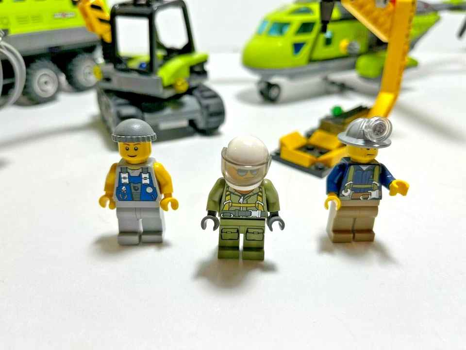 LEGO Volcano Explorers: helicopter 60123 + Boulder Blaster 8707 + trailer 60124 - Image 2 of 4