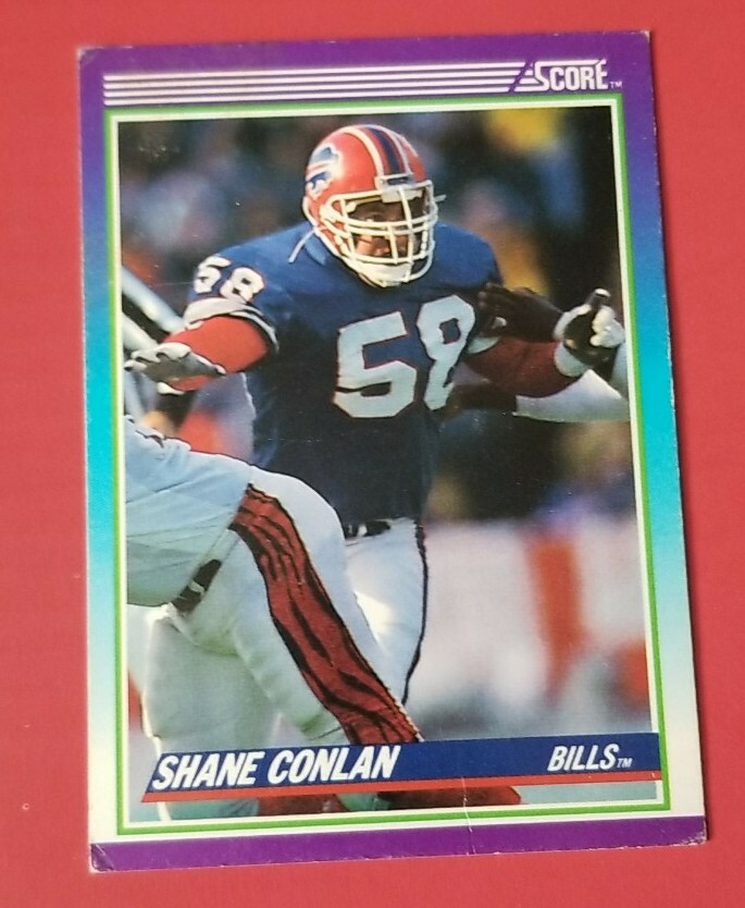 1990 Score Football Card #174 Shane Conlan - Buffalo Bills 