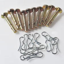 Shear Pins/Cotter 10Pack Fit MTD CUB &Troy-bilt 738-04124A 714-04040 Snowthrower