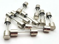 Lot of 10 Bussmann GMD3 250 Volt 3 Amp 5x20 MM Slow Blow Glass fuses