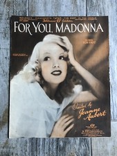FOR YOU MADONNA SHEET MUSIC JEANNE AUBERT