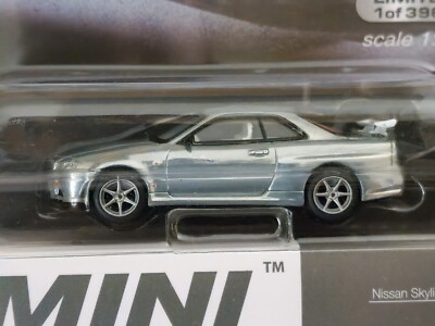ミニカー MINI GT MINI GT 1:64 Nissan Skyline GT-R R34 V-Spec N1 White