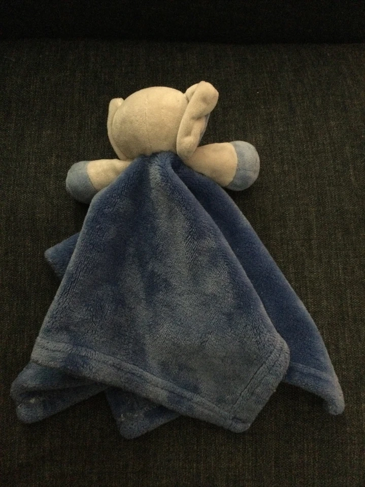 Blankets and Beyond Elephant Blue Gray Security Lovey (70) - Image 3 of 3