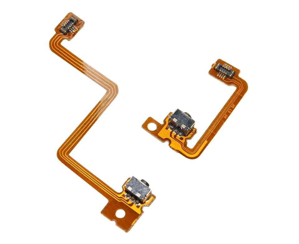 3DS Schultertasten Set, Flexkabel rechts + links, L/R Taste Tasten, kein Löten