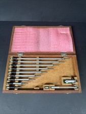 Vintage Mitutoyo #141-133 Range 2-12” Inside Micrometer Set