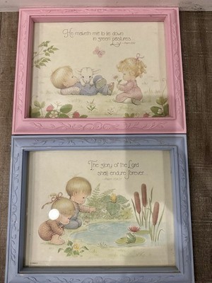 precious moments wall decor 2 Pc Set Of Wall Hangings