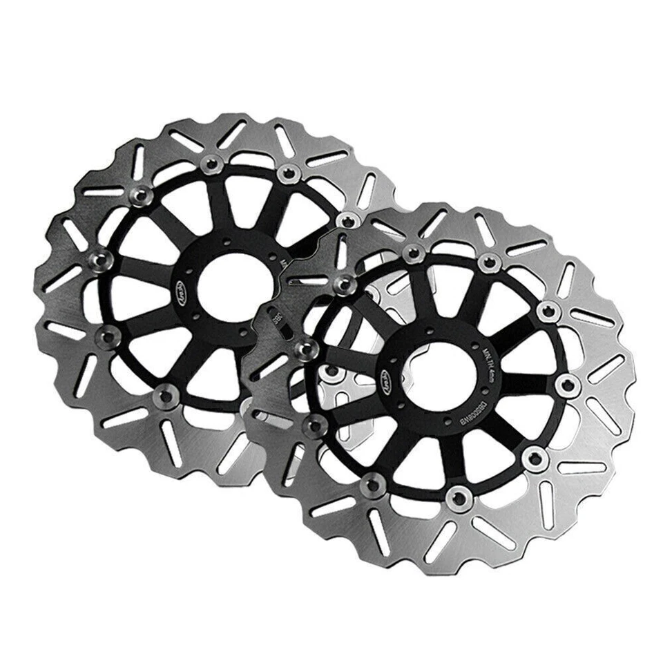 For Honda RS 125R CBR 600F CBR900RR VTR1000F Pair Front Brake Discs Rotors - Image 3 of 4