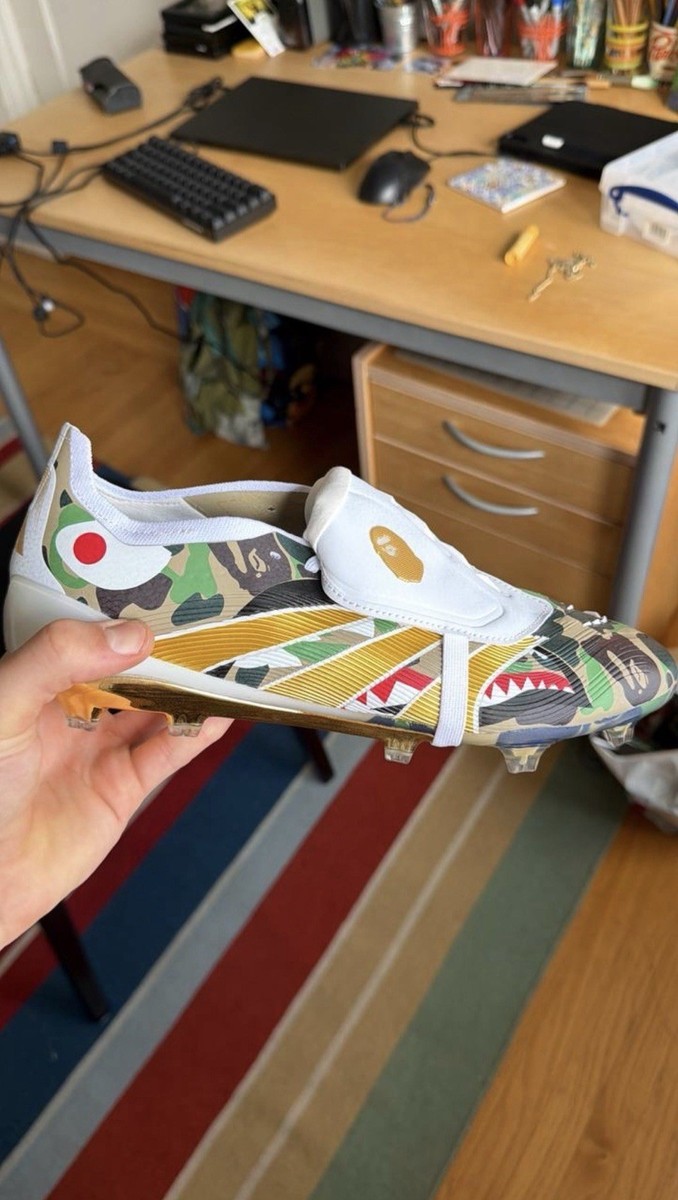adidas Predator Elite FG A Bathing Ape Multi-Color Football Cleats