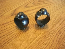 BUEHLER 26mm, LOW SCOPE RINGS. GLOSS BLACK, CODE 10