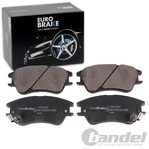 Eurobrake BremsbelÄGe Satz Vorderachse Passend FÜR Hyundai Atos Bremsen |-image