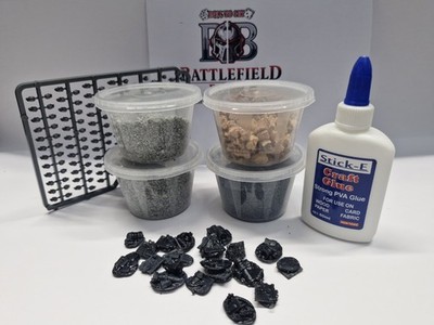 Roll To Hit Battlefield Basics Urban Ruins Basing Kit. 