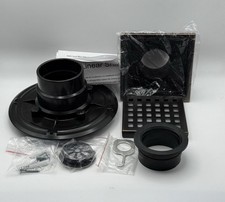 4" Square Shower Floor Drain With Flange Grate Removable OIL Rubbed Bronze
