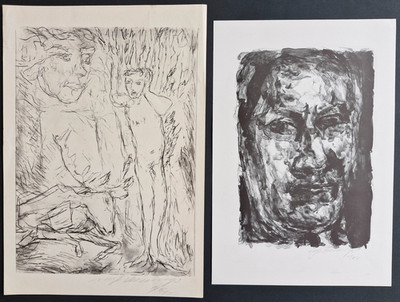 Manfred Henninger 2 Grafiken aus    Ovid Metamorphosen  handsigniert