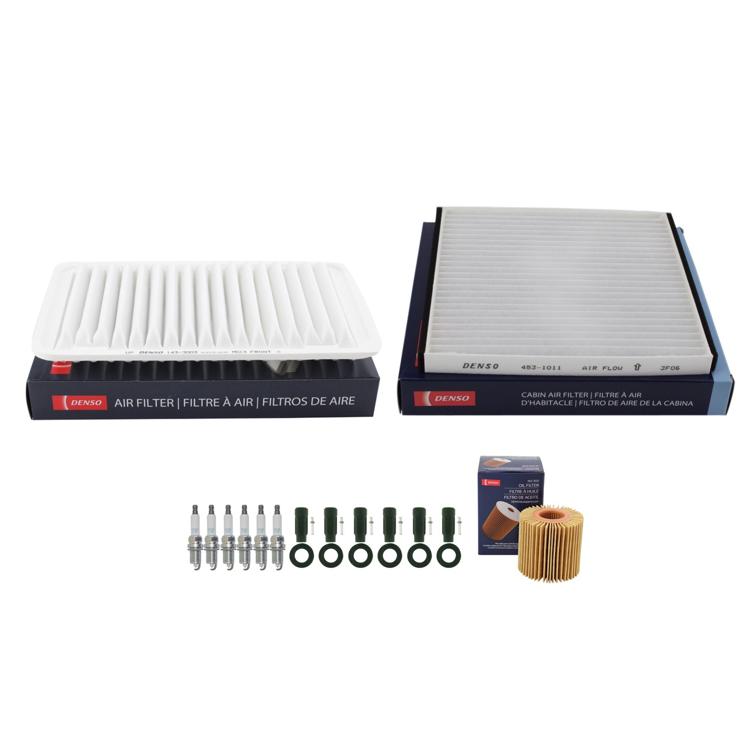 Denso Tune Up Kit NGK 6 Spark Plugs  Boots Kit for Avalon Camry ES350 RAV4 V6