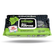 All-Purpose Cleaning Wipes   80 Count, 15"x10" Extra Large Plant-Based Dispos...