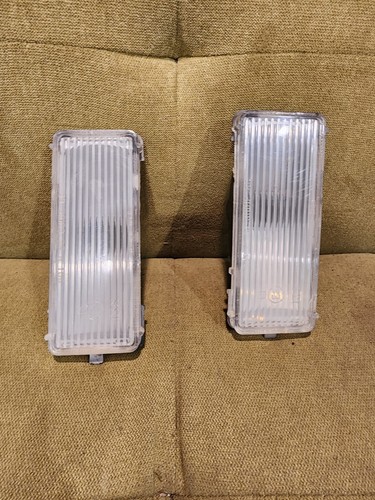 1980-1992 Cadillac Brougham DeVille Fleetwood Reverse Light Lens Pair Set OEM