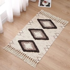 Boho Bathroom Rugs Mat 2x3ft Farmhouse Bathroom Rug Small Boho Bath Rug Tufted C