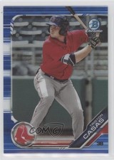 2019 Bowman Draft Chrome Blue Refractor 126/150 Triston Casas #BDC-87 uk2