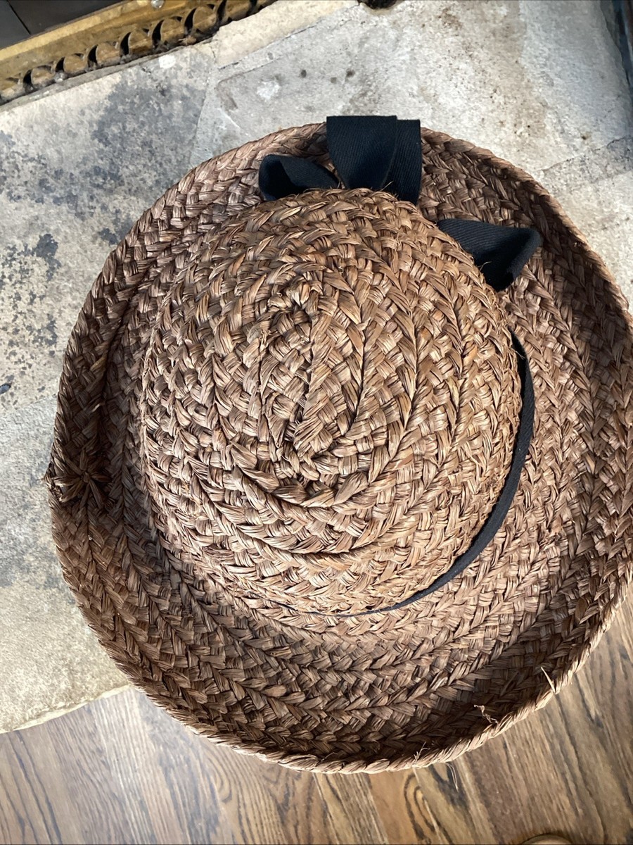 Helen Kaminski Raffia Straw Hat Brown Wide Brim Sun Hat Madagascar Ribbon Resort Helen Kaminski Raffia Straw Hat Brown Wide Brim Sun Hat  main image 4