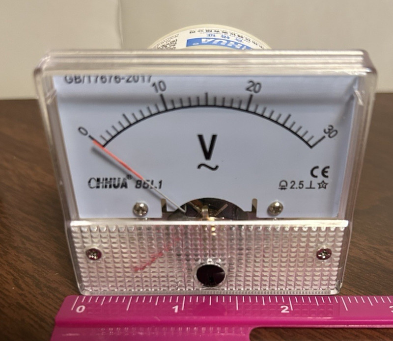 NEW AC 30V Analog Voltmeter Panel Pointer Volt Voltage Meter Gauge 85L1 0~30V AC