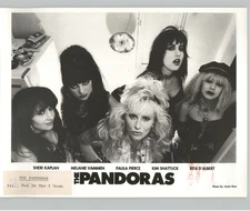 Los Angeles Garage PUNK Band THE PANDORAS Portrait VINTAGE 1989 Press Photo