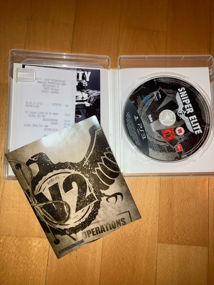 Sniper Elite PlayStation 3 Komplettset mit Anleitung Sehr Guter Zustand - Bild 3 von 3