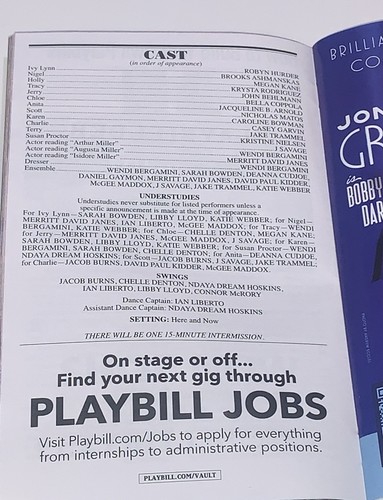 Smash Cast signiert Broadway Spielzettel Musical Bombe - Bild 6 von 6