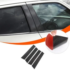 Car Window Central Post Pillar Trim For Nissan Juke 2011-2019 Carbon Sticker