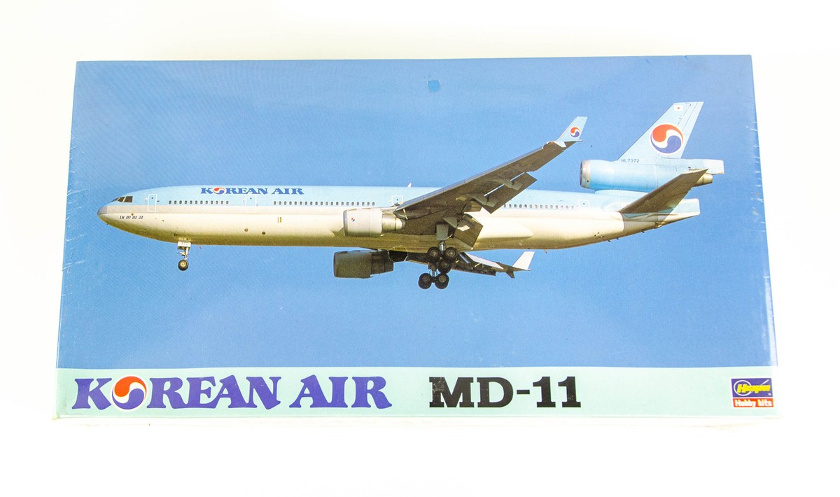 Hasegawa 1/200 Korean Air MD-11 Model Airplane Kit | eBay