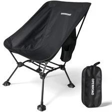 1 or 2 Pack Portable Camping Chair Outdoor Folding Chair Lightweight Lawn Chair