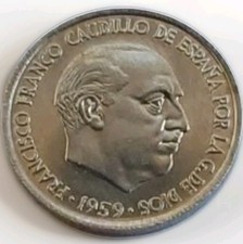 Spain 1959 10 Centimos Uncirculated Coin Free Post w/Tracking
