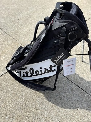 New Titleist Premium Stand Bag 4 Way Top Black White TB20SXSF-01 