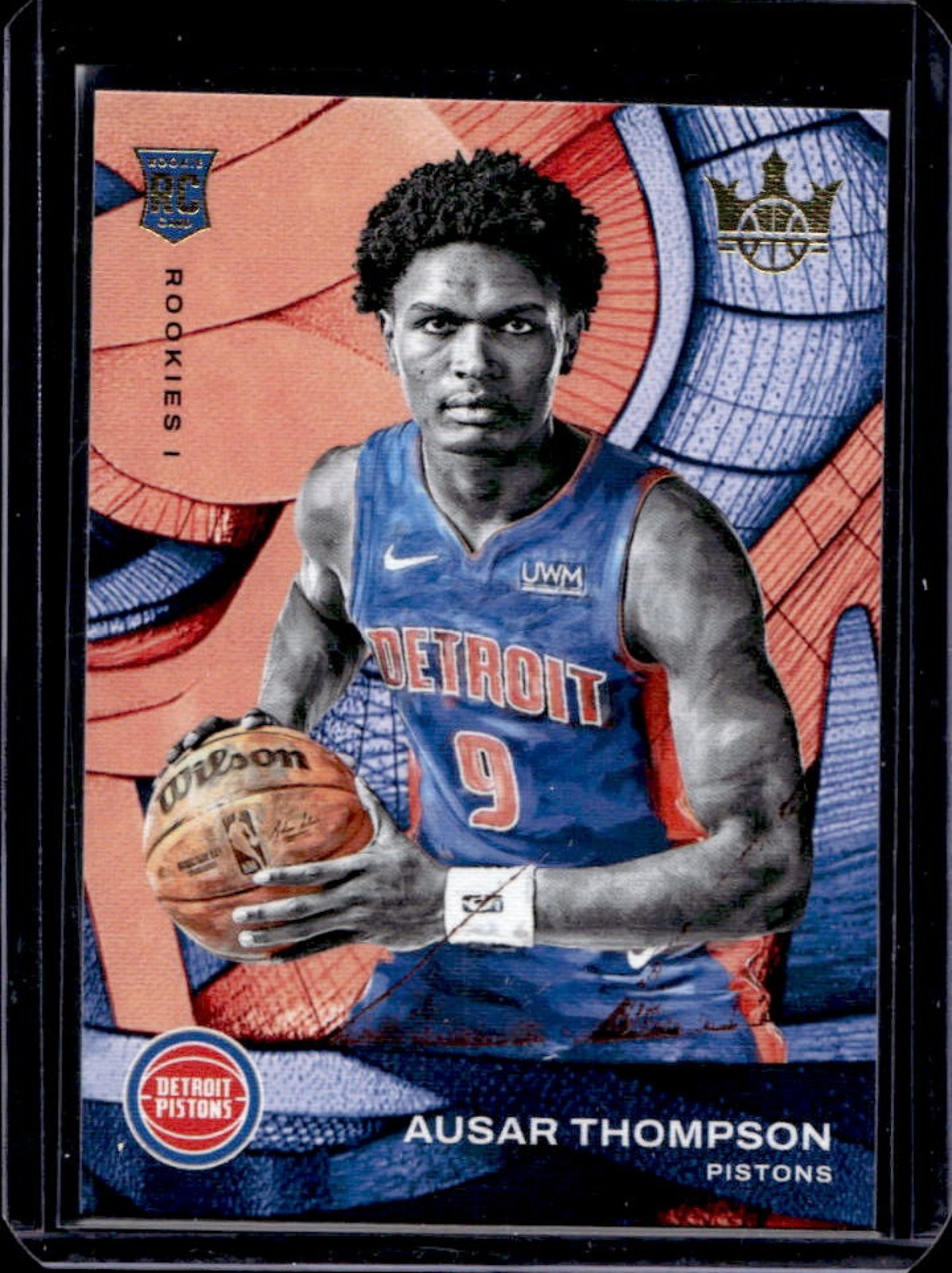 2023-24 Panini Court Kings Ausar Thompson Rookie Tier One RC #83 Pistons