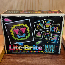 Lite-Brite Mini Size Retro Classic Toy Set 92 Pieces Ages 4 MPN 337