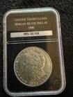 1900-P Uncirculated Morgan Silver Dollar In Slab Coin From Private Collector