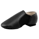 Linodes Leather Jazz Shoe for Girls & Boys(Toddler/LittleKid/BigKid) Black 12M
