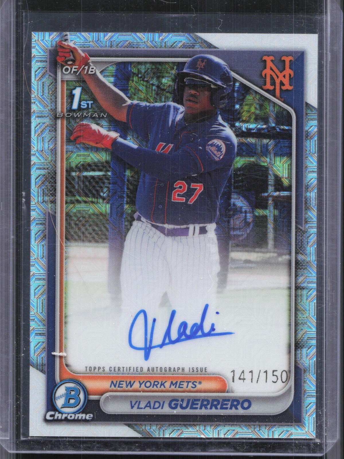 2024 Bowman Chrome #CPA-VG Vladi Guerrero HTA Choice Auto #/150