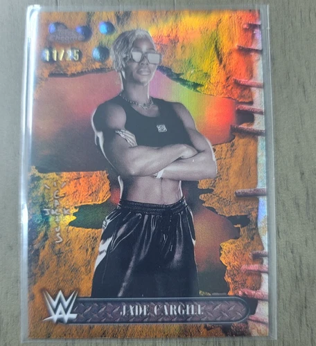 2025 Topps Chrome WWE x Cactus Jack - Jade Cargill /25- Orange
