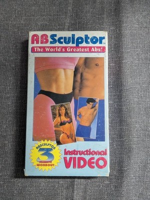 AB Sculptor VHS Workout Fitness Instructional Video 3 Minute Abs