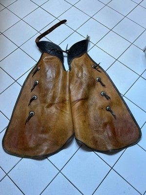 Western -  Oldtimer Chaps Handarbeit Einzelstück, Rodeo, Reiten