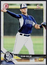 2018 Bowman Draft #BD-144 Sean Guilbe
