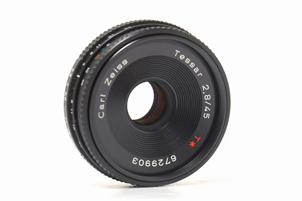 [Near MINT]  Contax Carl Zeiss Tessar T* 45mm f/2.8 AEJ CY Mount Lens From JAPAN - Image 3 of 4