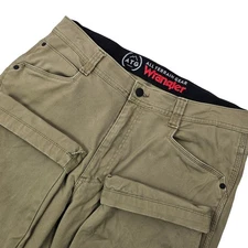 Wrangler ATG Reinforced Utility Pants Mens 36x32 Moisture Wicking Beige Workwear