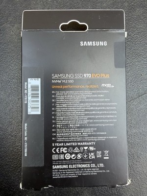 Samsung 970 EVO Plus 1TB M.2 NVMe Internal SSD - (MZ-V7S1T0B/AM