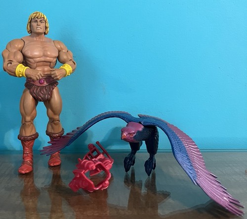 He-Man & Screeech MOTU Mattel Vintage Action Figures 1980s, A-8 - Picture 2 of 20
