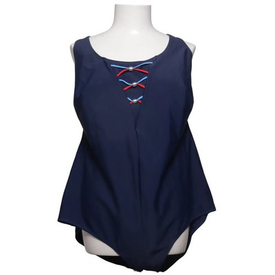 Anita, Badeanzug, Größe: 60B, model: 7298, Blau/Rot/Weiß, Elasthan/Polyamid #Hfq