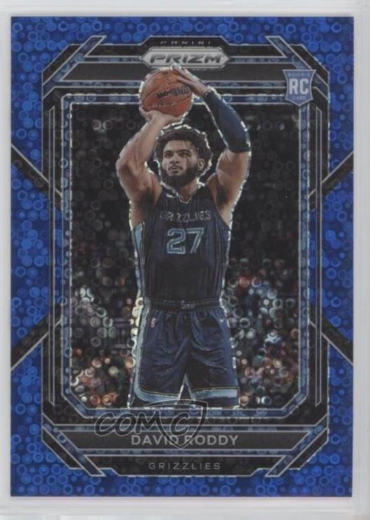 2022-23 Panini Prizm Fast Break Blue 130/150 David Roddy #261 Rookie RC 0nn9