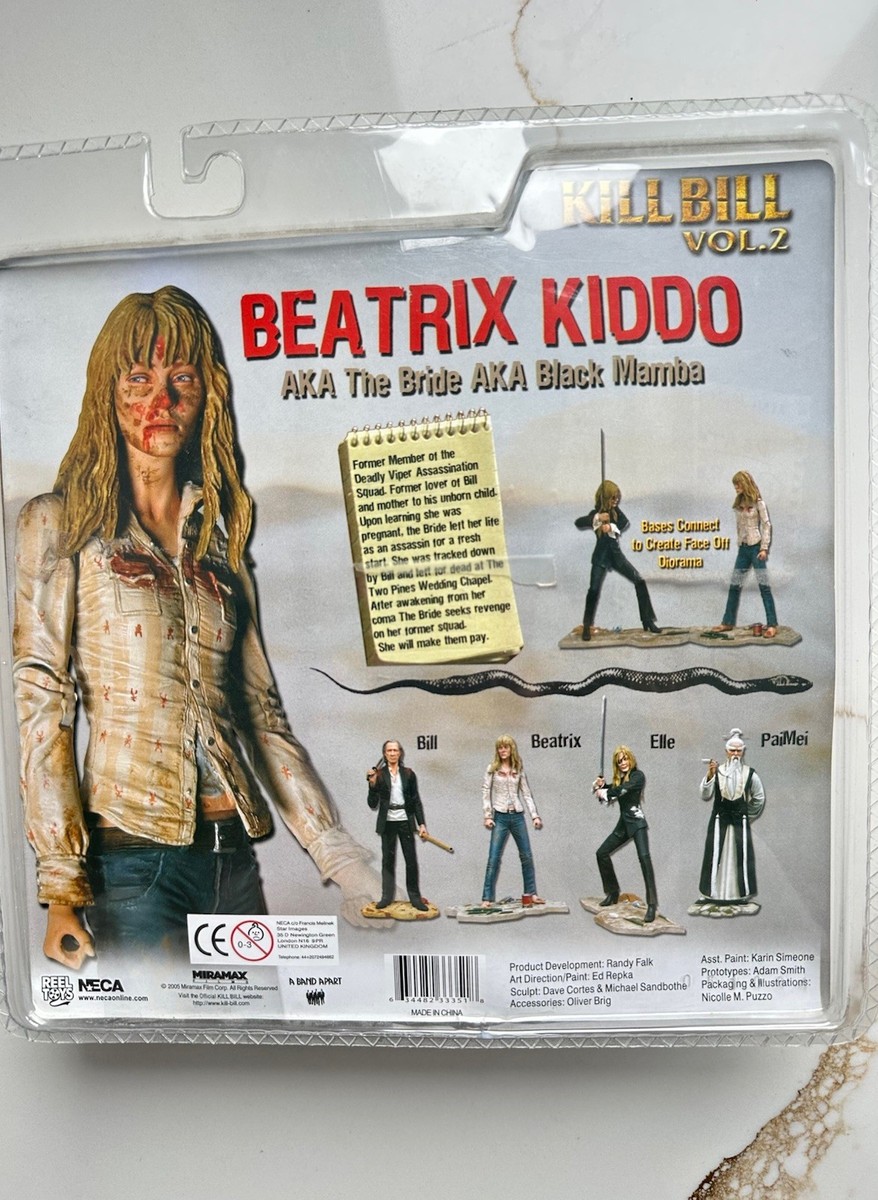 RARE Kill Bill Series 2 BEATRIX KIDDO action figure The Bride NECA